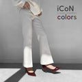 2024AW：iCoN COLORS：ポインテッドトゥ クロコ型押し パンプス（C76534）ボルドーCR/mamian（マミアン）