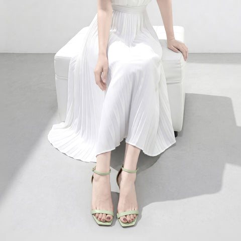 25% 折扣：簡約繫帶涼鞋 (735) 薄荷色