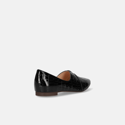 2022AWBI：尖頭平底正裝鞋 (154) 黑色