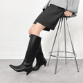 予約：2025AW：エレガント ルーズ ブーツ（m45008）ブラック/mamian（マミアン）