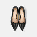 2025AWBI：ローファースタイル パンプス（5725）ブラック/mamian（マミアン）
