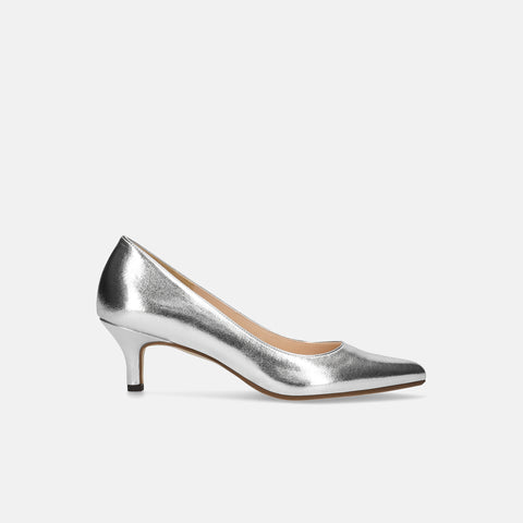 2024AW：iCoN 顏色：尖頭光滑高跟鞋 (C57173) 銀色