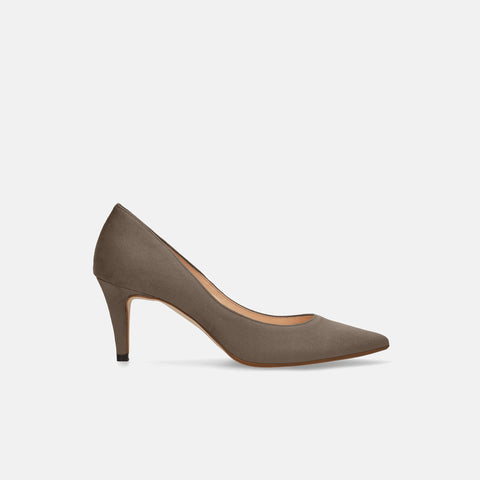 2024AW：iCoN 顏色：尖頭麂皮高跟鞋 (C76532) Greige S