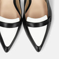 30%OFF：2025SS：バックストラップ ローファーパンプス（m55223）ブラック/C/mamian（マミアン）